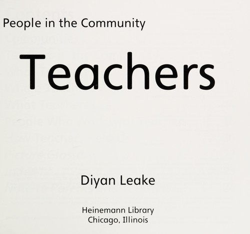 Teachers