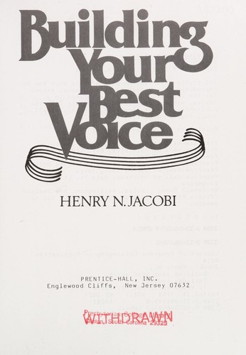 Building your best voice
