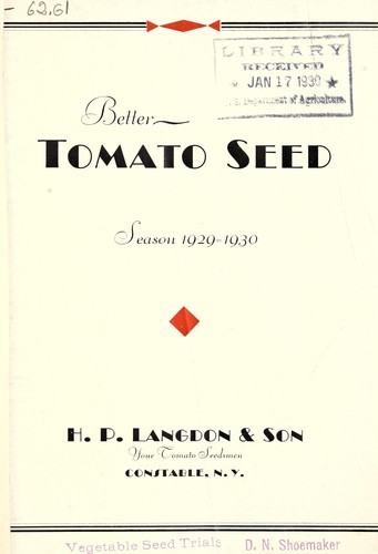 Better tomato seed