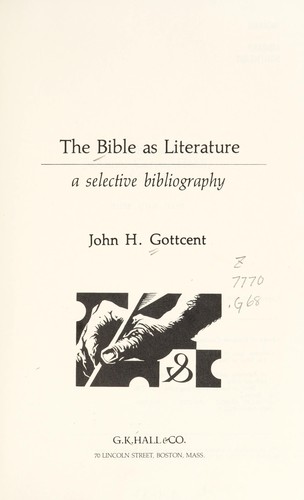 The Bible as literature