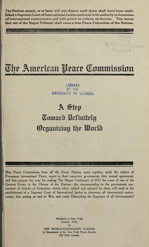 The American Peace Commission