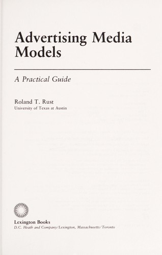 Advertising media models