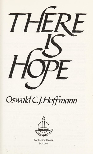 There is hope