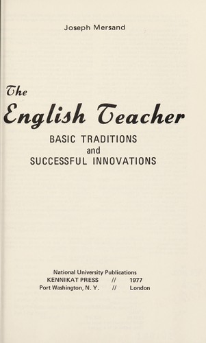 The English teacher