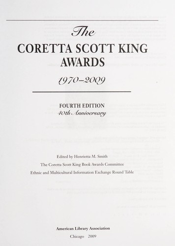 The Coretta Scott King awards, 1970-2009
