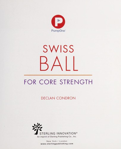 Swiss ball for core strength