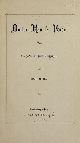 Doctor Faust's Ende