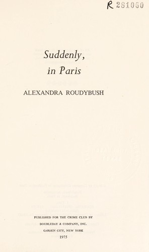 Suddenly, in Paris