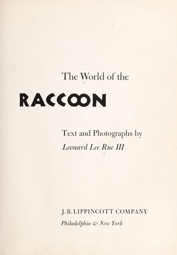 The world of the raccoon