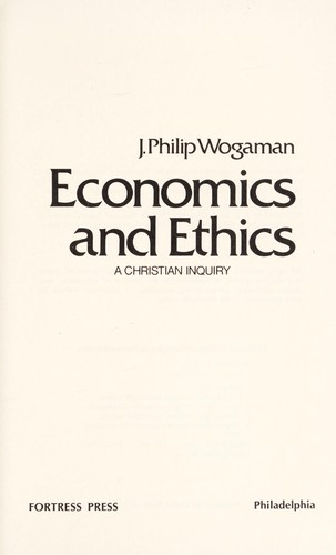 Economics and ethics