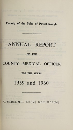 [Report 1959-1960]