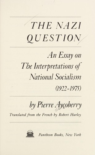 The Nazi question