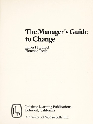 The manager's guide to change