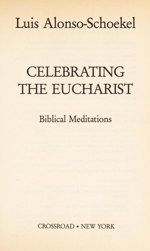 Celebrating the Eucharist