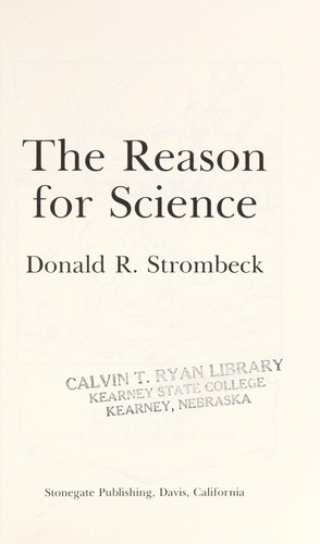 The reason for science