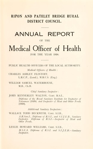 [Report 1938]