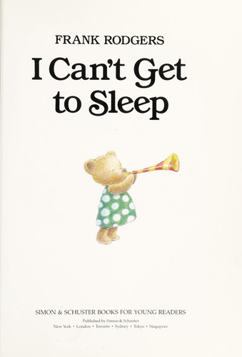 I can't get to sleep