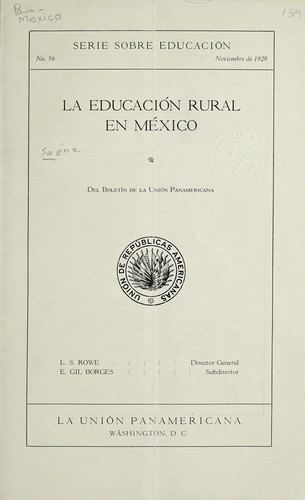 La educación rural en México