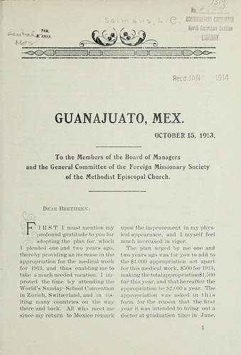 Guanajuato, Mexico, October 15, 1913