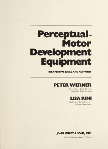 Perceptual-motor development equipment
