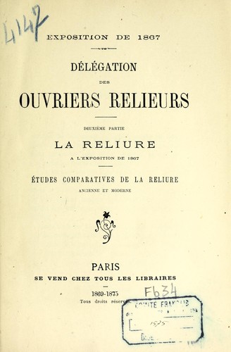 Délégation des ouvriers relieurs