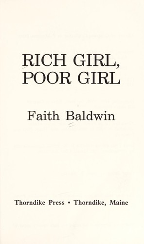 Rich girl, poor girl