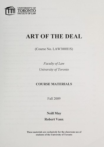 Art of the deal