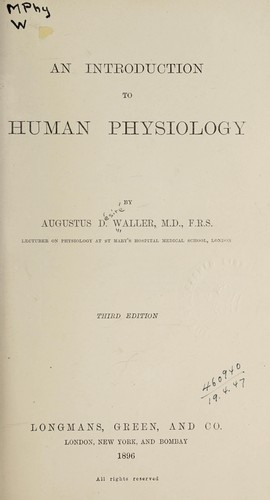 An introduction to human physiology