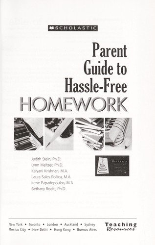 Parent guide to hassle-free homework