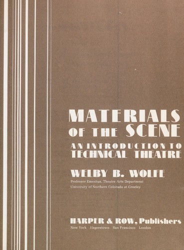 Materials of the scene