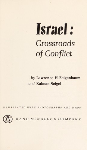 Israel; crossroads of conflict