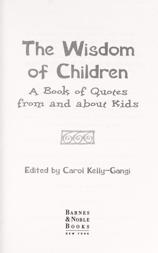 The Wisdom of Children