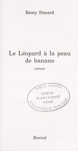 Le léopard à la peau de banane