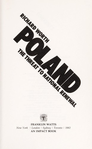 Poland, the threat to national renewal