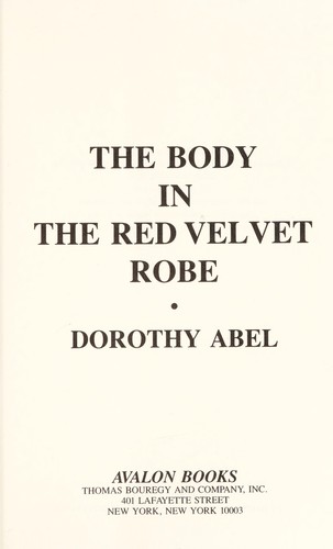 The Body in the Red Velvet Robe