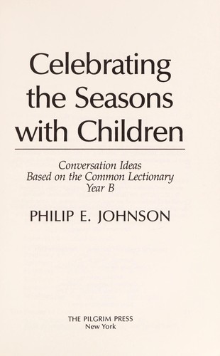 Celebrating the seasons with children