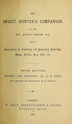 The insect hunter's companion