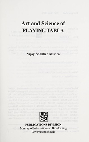 Art and science of playing tabla
