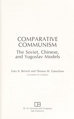 Comparative communism