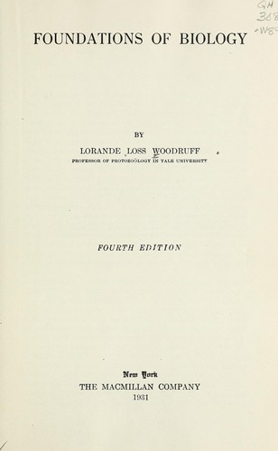 Foundations of biology