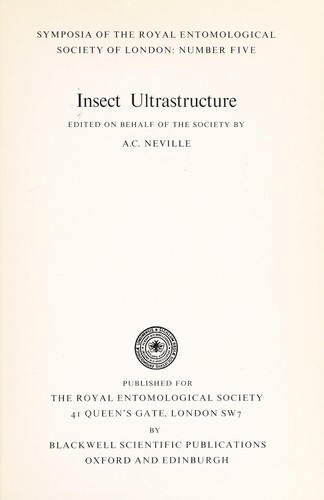 Insect ultrastructure