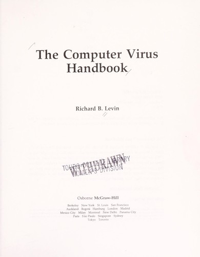 The computer virus handbook