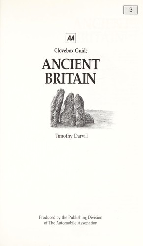 Ancient Britain (AA Glovebox Guides)