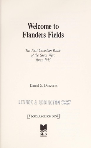 Welcome to Flanders Fields