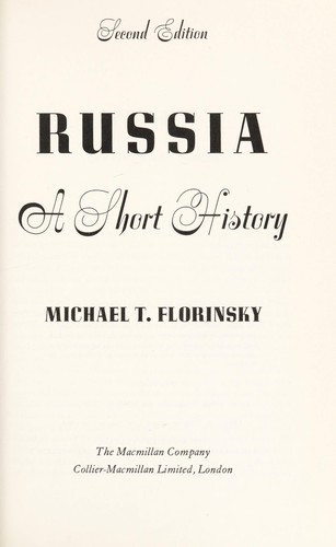 People of Great Russia a Psychological Study