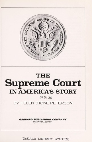 The Supreme Court in America's story