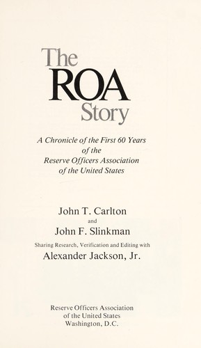The ROA story