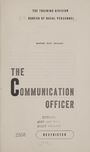 The communication officer
