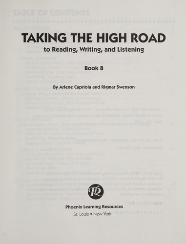 Taking the high road to reading, writing, and listening