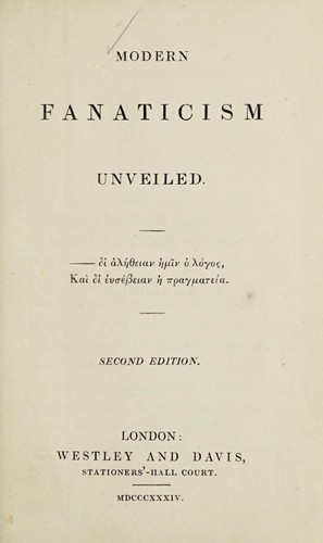 Modern fanaticism unveiled